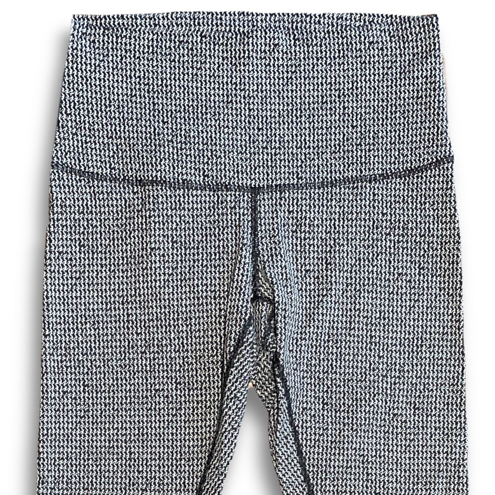Lululemon Wunder Under High Rise Tiny Tooth Houndstooth Full Length Pant - Picture 5 of 10